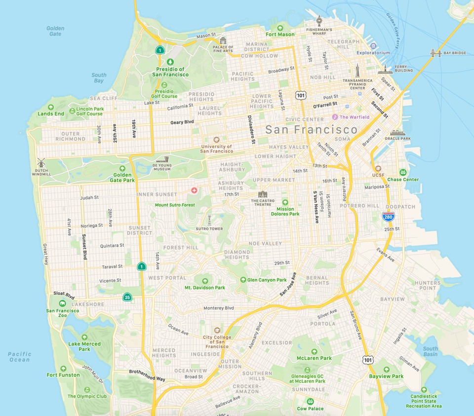 San Francisco Map