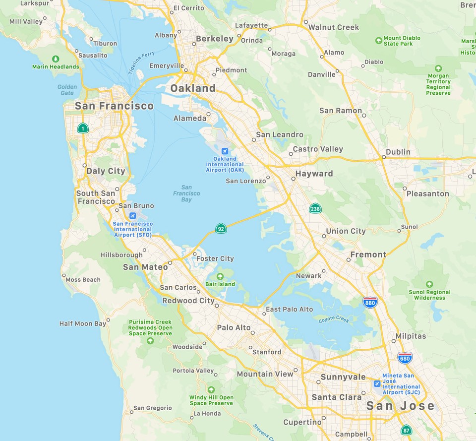 Bay Area Map